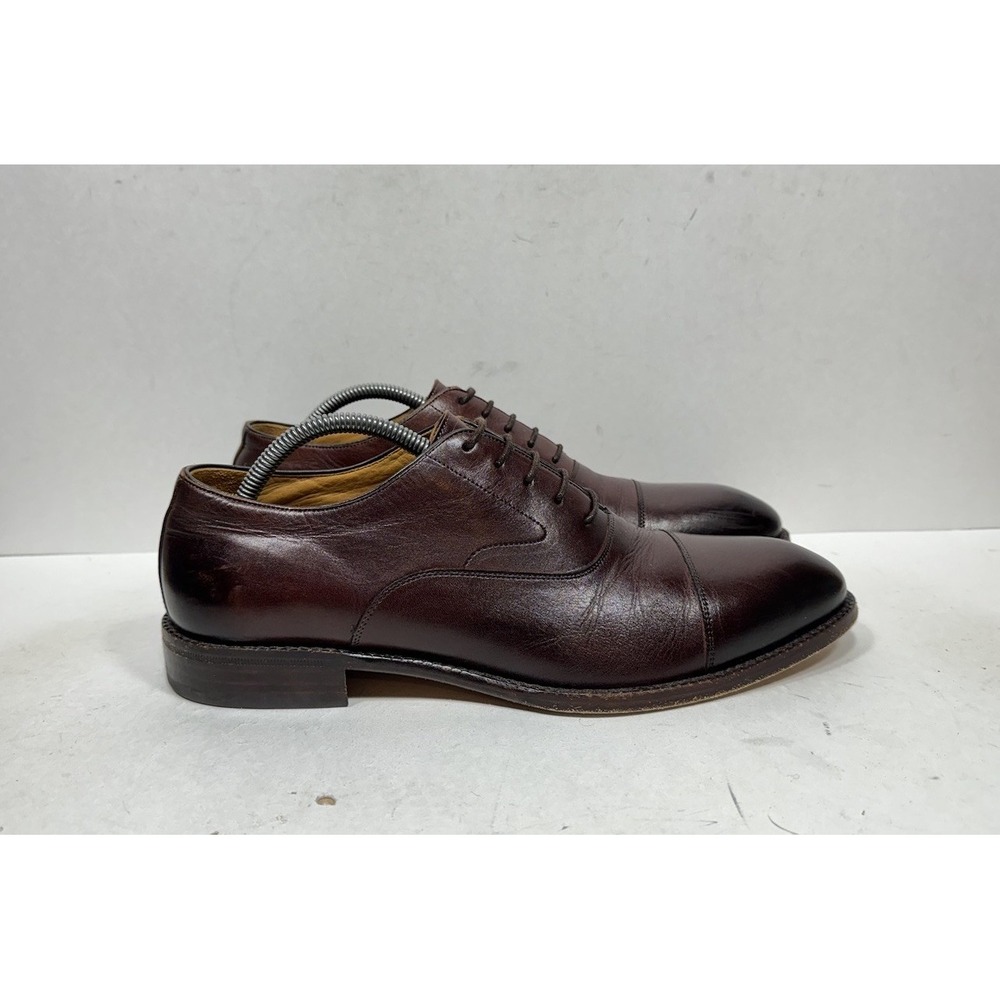 Beckett Simonon Dean Oxford Men's Size 10 Leather Cap Toe Dress Shoes